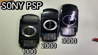 PSP 1000 VS 2000 VS 3000 [JBOsXTech]