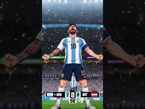 Messi's REVENGE 🔥 Argentina 🇦🇷 vs Austria From Missed Penalty to World Cup KING Anime Edit 🇦🇷 thumbnail