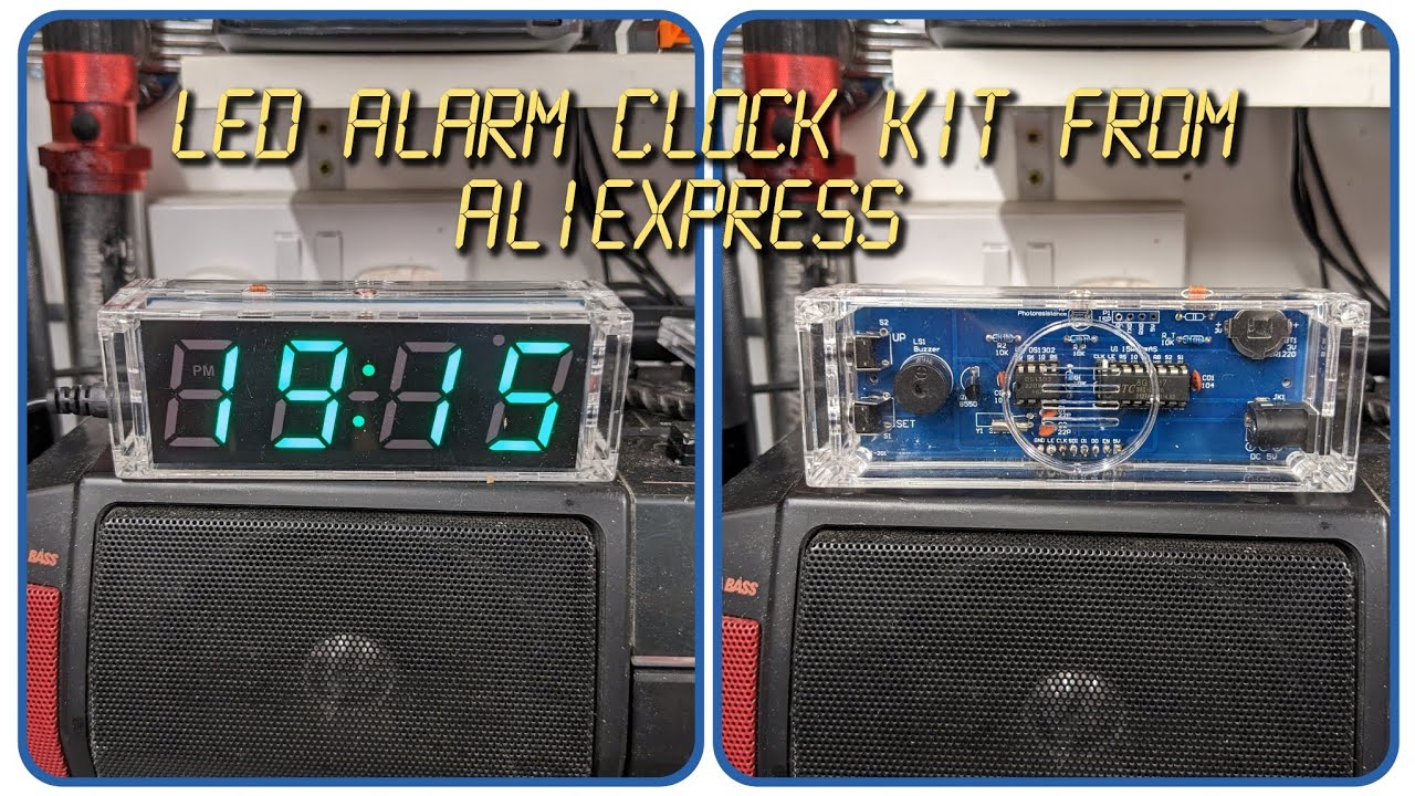 Building an AliExpress LED Alarm Clock Kit YouTube