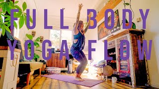 FULL BODY YOGA - 30 min Deep Total Body Stretch for Positivity, Gratitude, & Thankfulness