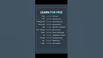 Top Free Websites to Learn Coding 💻 | Learn Programming for FREE! #shorts #trending #viral #computer