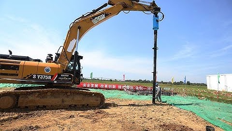 Helical piles help the foundation construction of high-voltage electric towers