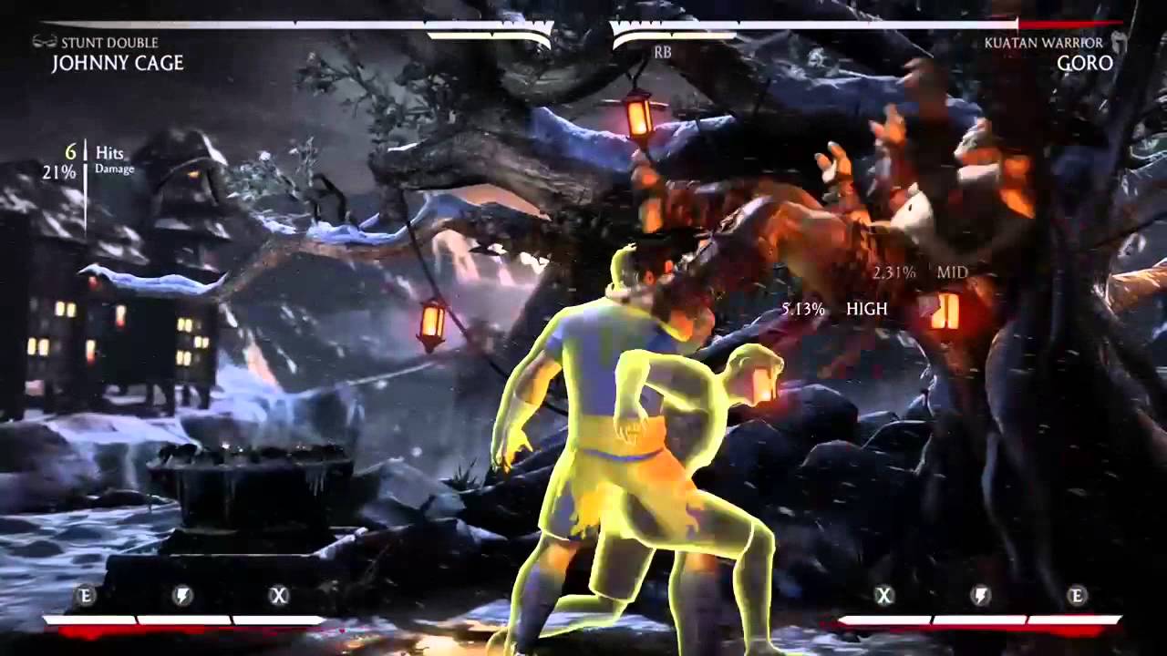 Johnny Cage 49% Meterless Combo (Stunt Double)
