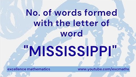 How many number of words can formed with the letters of the given word 