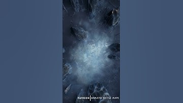 D&D | Frozen Cavern Free No Grid | Animated Battle Maps