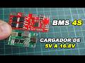 MODULO BMS 4S con CARGADOR de 5V a 16.8V para BATERIA de LITIO
