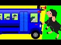 Sheep Wheels On The Bus | Nursery Rhymes For Kids