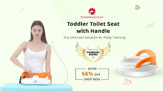 StarAndDaisy - Baby & Kids Potty Training Seat For Boys and Girls, Toddler Toilet Seat with Handle screenshot 5