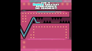 Top 5 @Zoink Greatest Achivement (imthekingoff) #geometrydash #gd #gaming