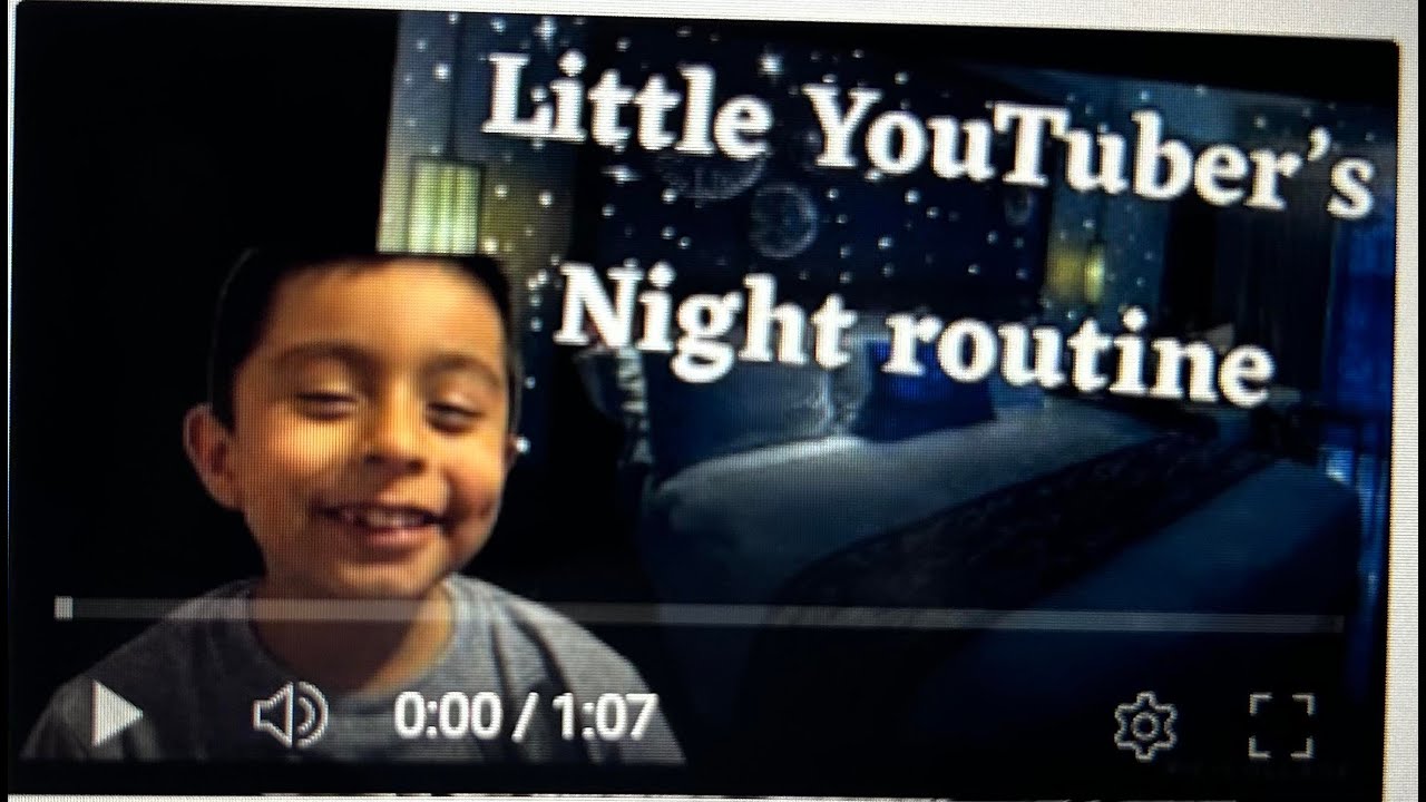 Little Raspberry Youtuber Little youtuber’s night routine *short but sweet* - YouTube