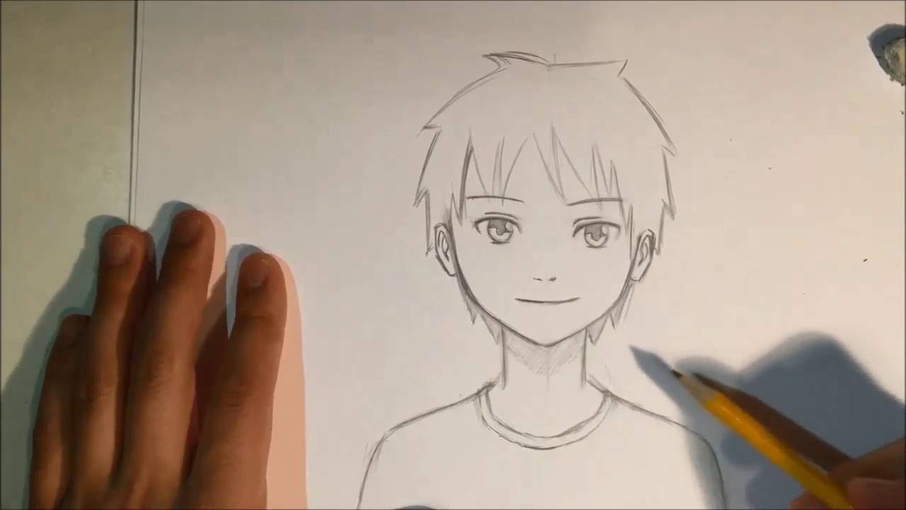  How To Draw Anime Male  Face Slow Narrated Tutorial No 