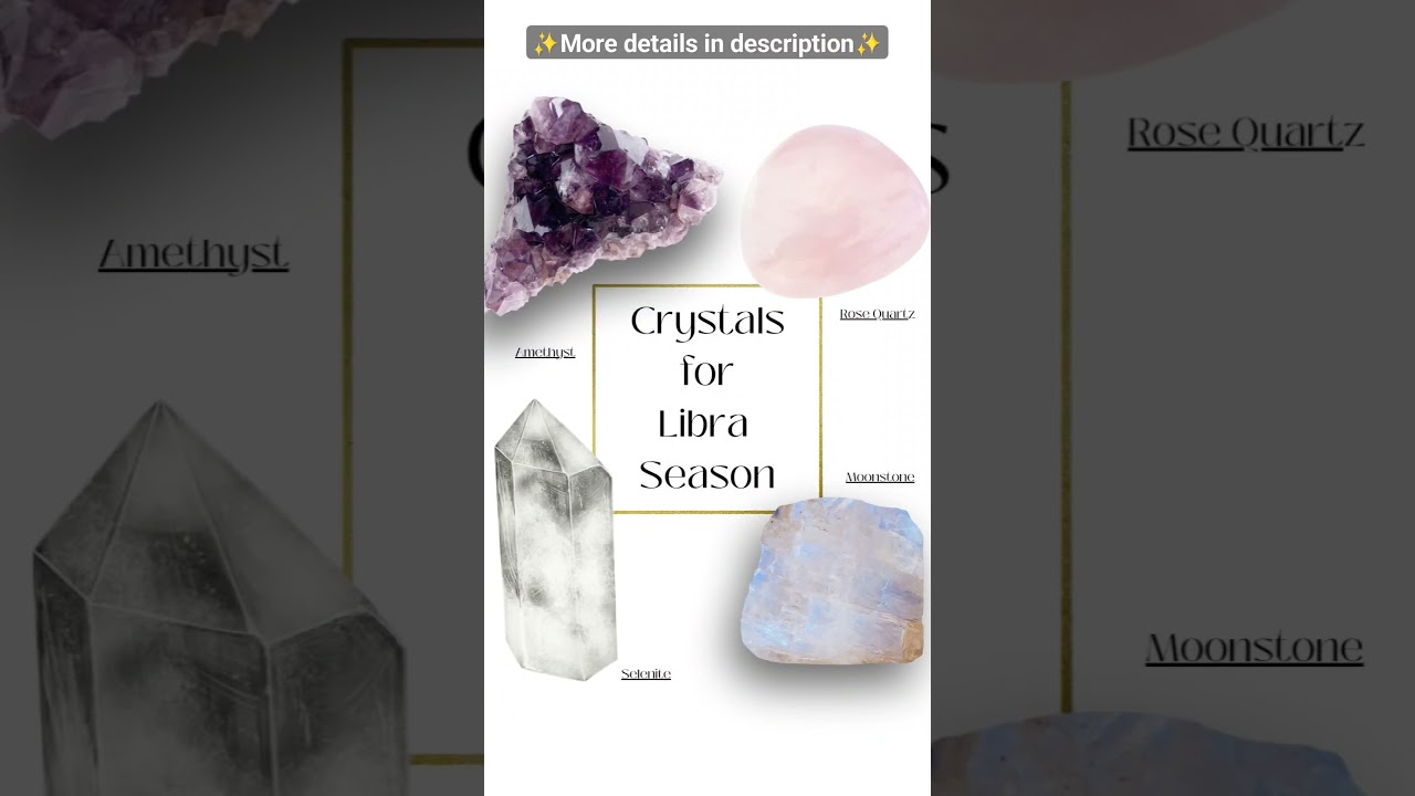 ♎️ Guide to Crystals for Libra Season