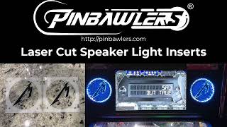 Pinbawlers speaker inserts for Stern Expression Lighting systtem