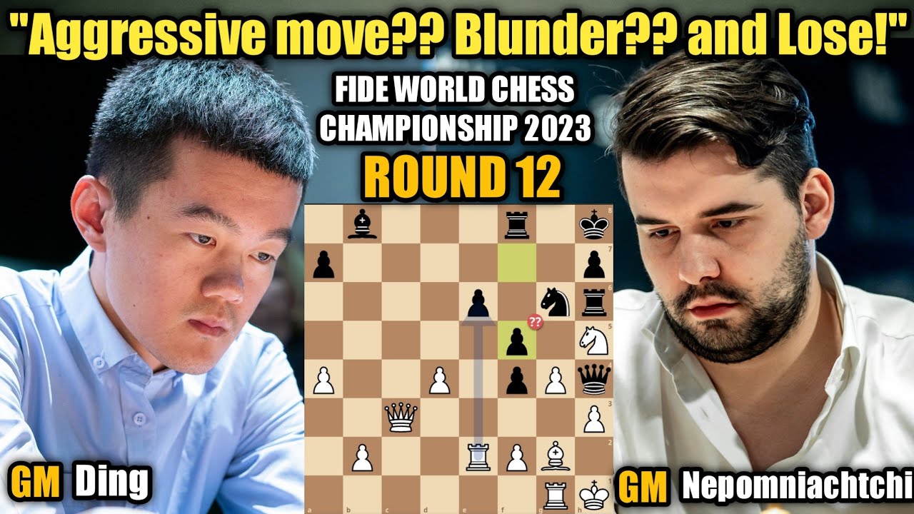 Ding under huge time pressure in the FIDE World Championship! #chess #