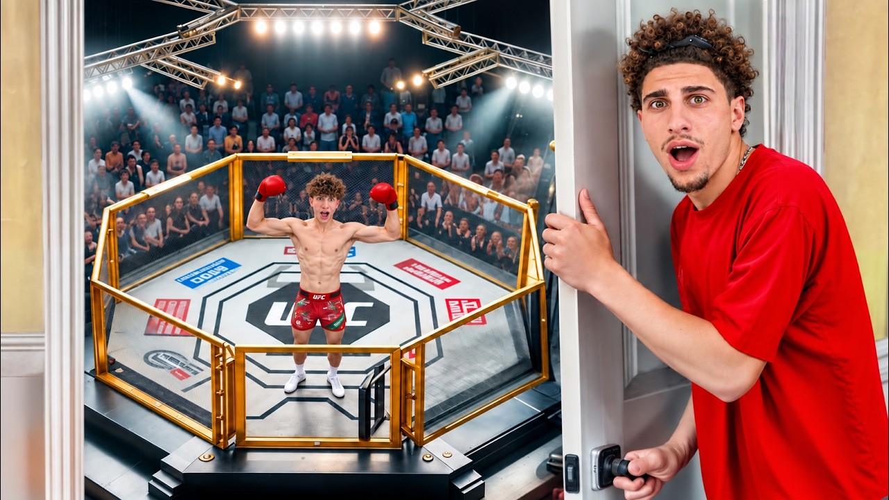 I Built A Secret UFC Gym In My Room
