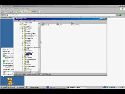 Deleting unused registry keys to make your computer run faster