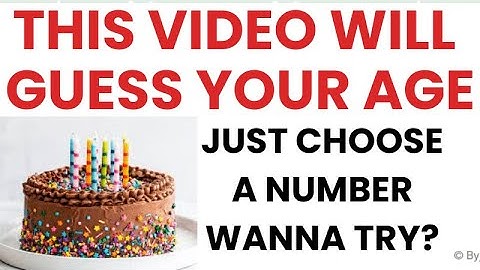 Magic with numbers | Number tricks | Maths trick | How to Guess Age. Numbers magic trick. Maths fun