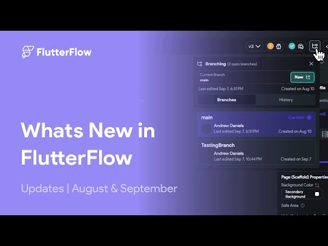 What's New in FlutterFlow | August & September 2023