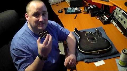 Ibanez RG3EXFM1 Modification - Installing A Hipshot 6 String Ibby FP Style Bridge