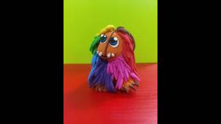 “This is Yarnaby! Handmade Clay Monster 🔥🌈”Poppy Playtime.