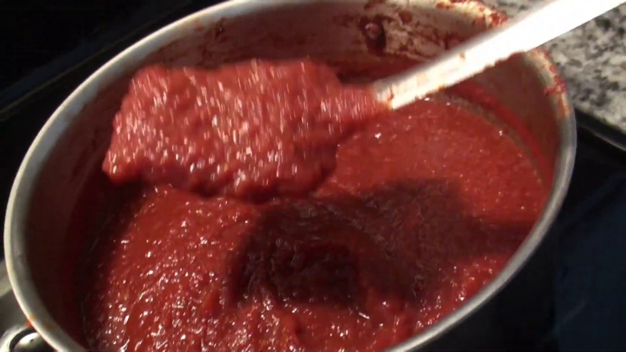How to make homemade tomato paste! YouTube
