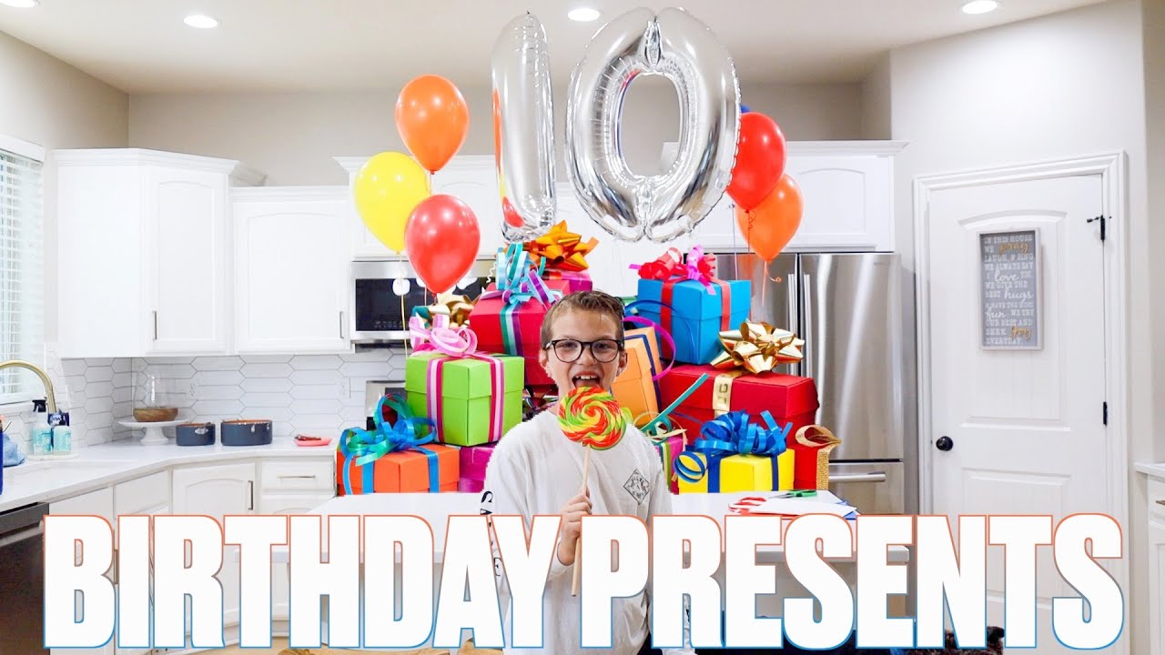OPENING BIRTHDAY PRESENTS YouTube