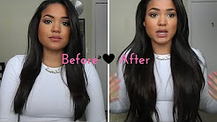 HONEST Bellami Hair Extension Review | Bellissima 220g 22' | Dark Brown