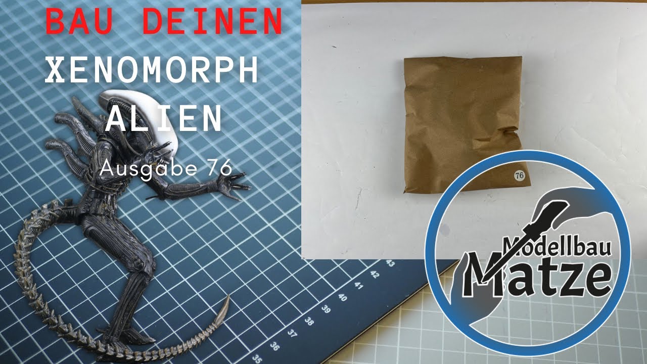 Bau deinen Xenomorph Alien - Ausgabe 76 - Hachette - YouTube