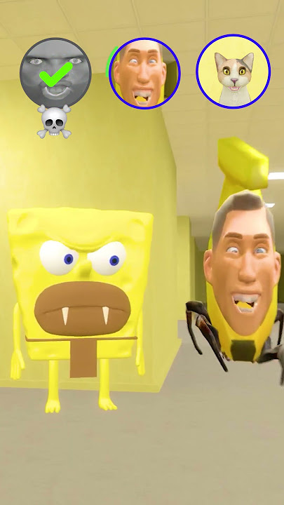 Beware! SpongeBob is Lurking Behind the Wall! 😱 P4 #meme #gmod