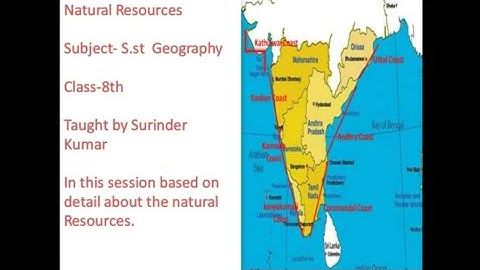 Natural Resources class-8th geography Necrt PSEB and others board