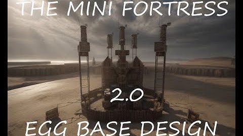 THE MINI FORTRESS 2.0 | TRIO-QUAD EGG BASE | BUNKER | OPEN CORE | WIDE GAPS |