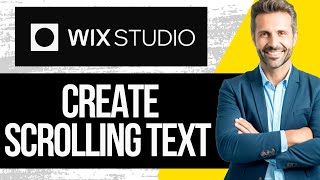 How to Create Scrolling Text in Wix Studio | Full Tutorial 2025