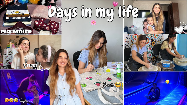 VLOG 🌻 Few days in my life 🌸 أول مرة نجرب صناعة الفخار 😍