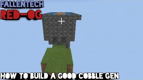 Fallentech Red-Og - How to Make the BEST cobble Generator