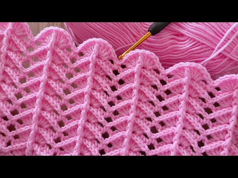 A two-row crochet stitch technique you've never seen before.