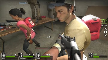 Left 4 Dead 2 Campaign Gameplay 55 - Crash Course Modified: Alleys Finale (1/2)