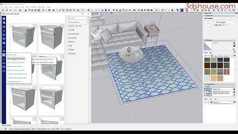 Rotate texture object automatically in Sketchup