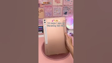 12 ways I use my Samsung tab S9+ ✏️💕 android apps | samsung tablet | galaxy tab tips