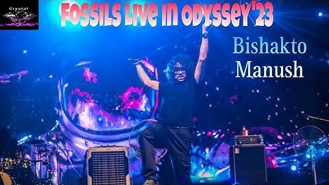 Bishakto Manush || Fossils Live || Odyssey’23 #fossils #fossilslive #rupamislam #banglarock