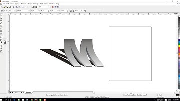 Create 3D Text Effect using CorelDRAW | CorelDRAW Tutorials by ishfaq artist