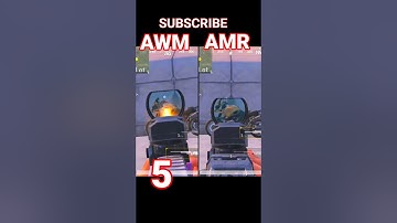 AMR vs AWM Damage Test Comparison ??? #shorts