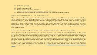 How to Develop PHP Application by using CodeIgniter for your Business?