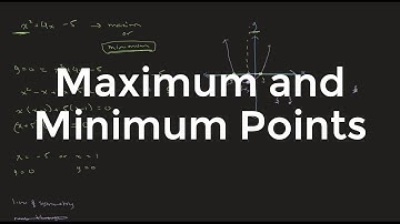 Maximum and Minimum Points | O Level Additional Mathematics