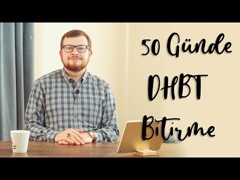 50 Günde DHBT'ye çalışma programı #2020DHBT