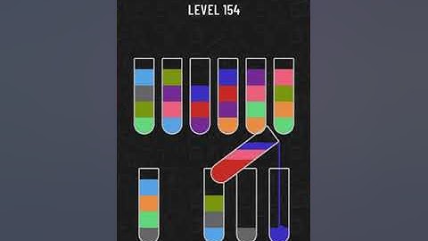 Water Sort Puzzle level 154 | Gameplay Mobile Games