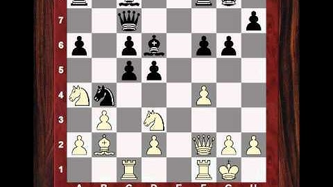 Weakness of The Last Move - Instructive Chess Game: Sicilian Defence Grand Prix Attack