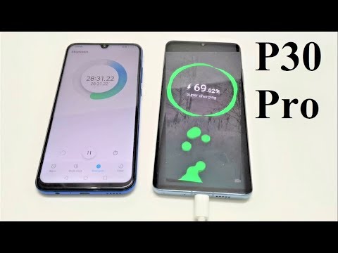 Huawei P30 Pro - Battery Charging Speed Test (40W SuperCharge)