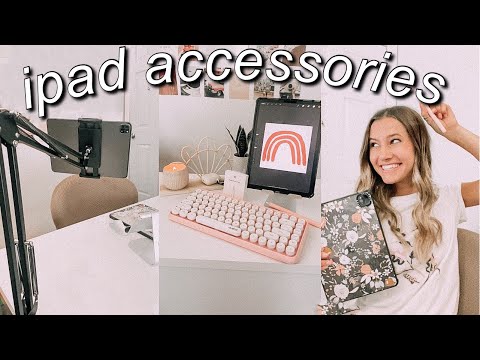 MY iPAD PRO ACCESSORIES (bluetooth keyboard, hovering ipad mount, casetify's new ipad case review)