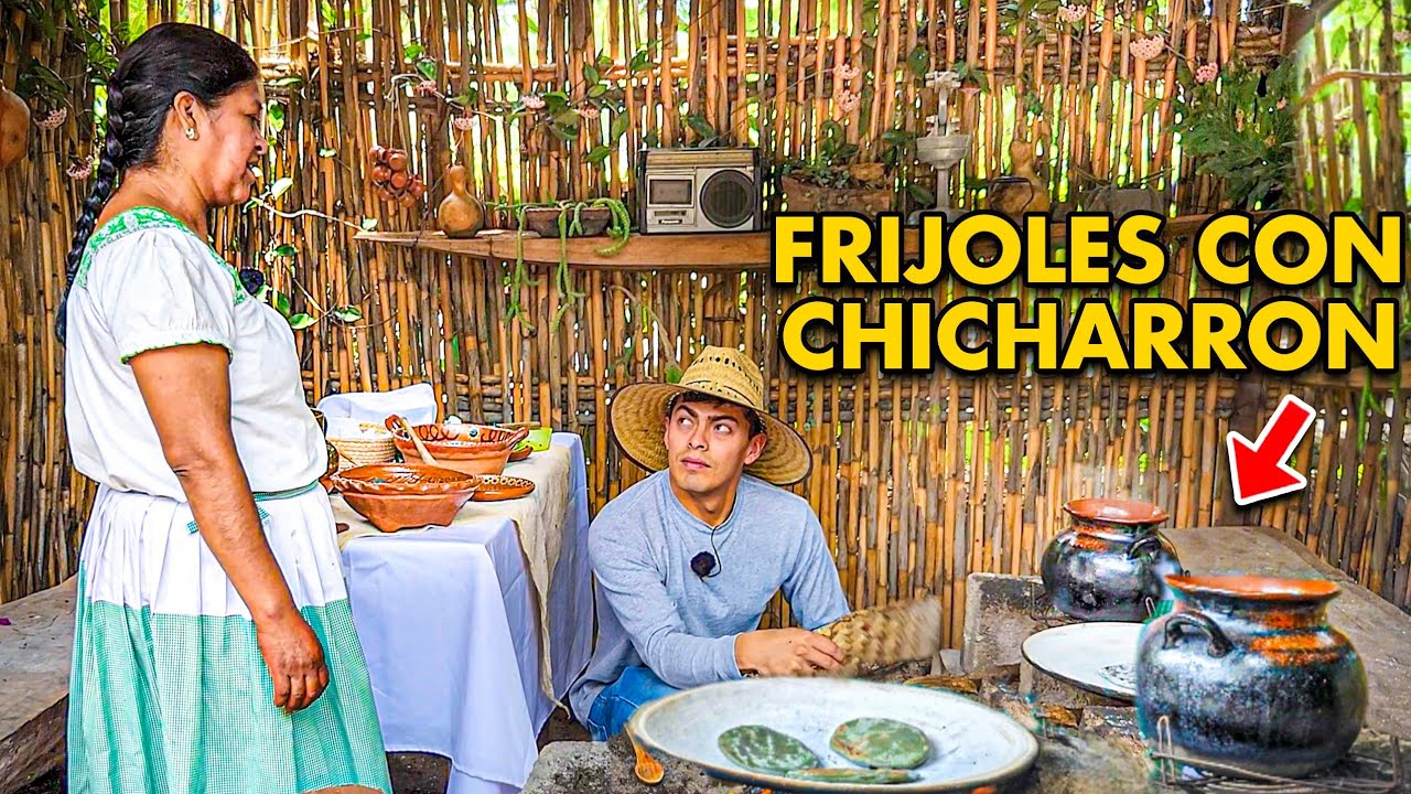 Cocinamos Frijoles de Olla con Chicharrón de Cerdo