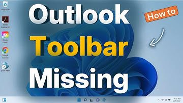 Outlook-werkbalk ontbreekt: hoe krijg ik deze terug?